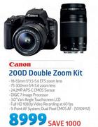 Canon 200D Double Zoom Kit