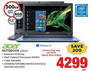 Acer 15.6" Notebook A315-31