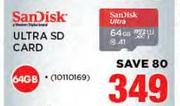 Sandisk 64GB Ultra SD Card