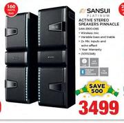 Sansui active stereo speakers pinnacle 2025