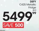 Defy C425 367Ltr Metallic Fridge