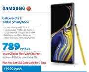 Samsung Galaxy Note 9 128GB Smartphone-On A uChoose Flexi 220