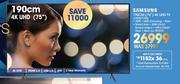 Samsung 190cm(75") 4K UHD TV 75NU7100