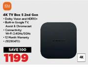 MI 4K TV Box S 2nd Gen