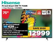 Hisense 75" Smart UHD TV 75A6K