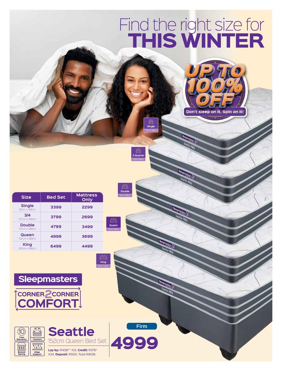 Sleepmasters Love Winter (05 June 02 July 2023) — m.guzzle.co.za