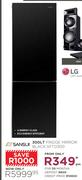 Sansui 300Ltr Fridge Mirror Black SFTD300