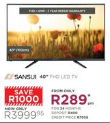 Sansui 40" (102cm) FHD LED TV