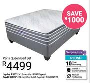 Sleepmasters Paris Queen Plush Bed Set