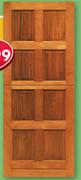 8 Panel Stable Door Mixed Timber D04955-Each