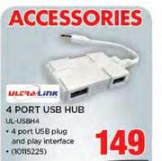 Ultra Link 4 Port USB Hub UL-USBH4