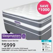 Sleepmasters Santos Queen Plush Bed Set