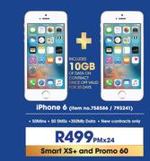 Apple iPhone 6-On Smart XS+ & Promo 60