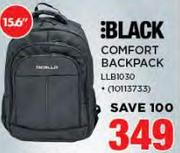 Black Comfort Backpack LLB1030