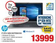 HP 17 8TH GEN Notebook