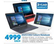 Asus E402 Colours Notebook-Each