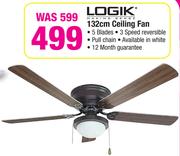 Logik 132cm Ceiling Fan