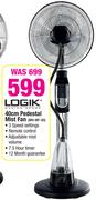 Logik 40cm Pedestal Mist Fan MH-MF-40