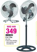 Goldair 3 In 1 Fan GHV-1802