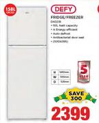 Defy 158Ltr Fridge/Freezer DAD236