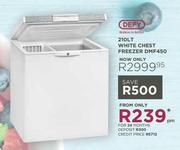 Defy 210L White Chest Freezer DMF450