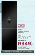 Defy 248L Fridge Black (DFC434)