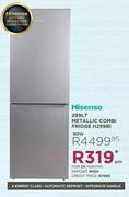 Hisense 299L Metallic Combi Fridge(H299BI)