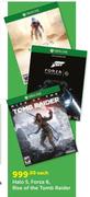 Halo 5, Forza 6, Rise Of The Tomb Raider Xbox One-Each
