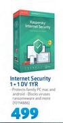 Kaspersky Internet Security 1 + 1 DV 1 Year