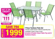 7 Piece Textilene Patio Set