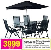 Out & Ablout 8 Piece Santorini Patio Set