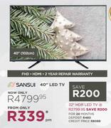 Sansui 40"(102cm) FHD LED TV