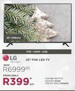 LG 43" FHD LED TV