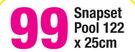 Snapset Pool(122x25Cm)