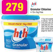 HTH Granular Chlorine 10+1Kg Free