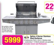 Alva Sphinx 4 Burner Stainless Steel Barbecue