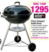 Weber 57Cm Compact Kettle Braai