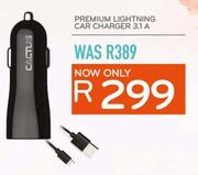 Cactus Premium Lighting Car Charger 3.1A