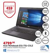 Acer Notebook ES1-731-C5LZ