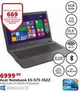Acer Notebook E5-573-352Z