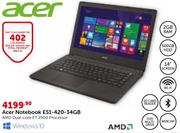 Acer Notebook ES1-420-34GB