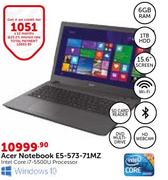 Acer Notebook E5-573-71MZ