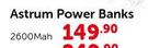 Astrum 2600mAh Power Banks