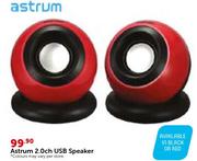 Astrum 2.0 Ch USB Speaker