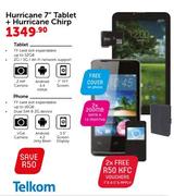Telkom Hurricane 7" Tablet+ Hurricane Chirp