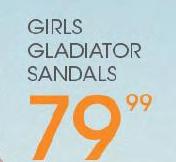Girls Gladiator Sandals