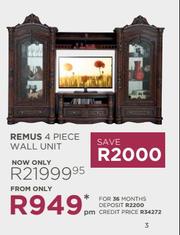 Special Remus 4 Piece Wall Unit m.guzzle .za