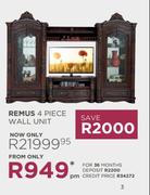 Remus 4 Piece Wall Unit