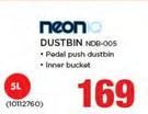 Neon Dustbin-5Ltr