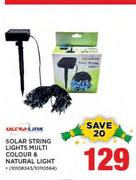 Ultra Link Solar String Lights Multi Colour & Natural Light